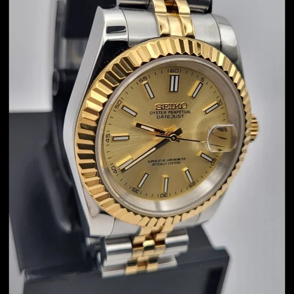 New Seiko Mod 36mm Automatic Watch - Picture 2 of 7